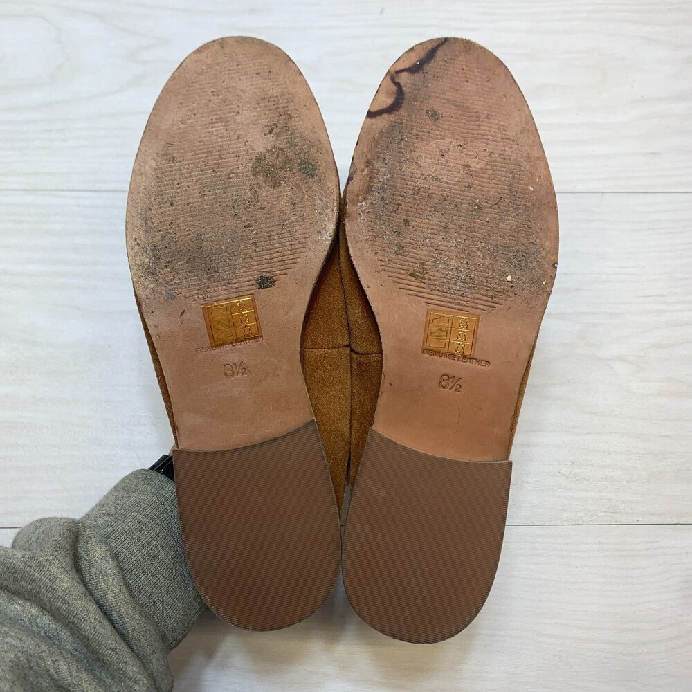 Madewell Slip On Suede Loafer Mules Women's Size 8.5 Women's Comfort Casual - Picture 7 of 10